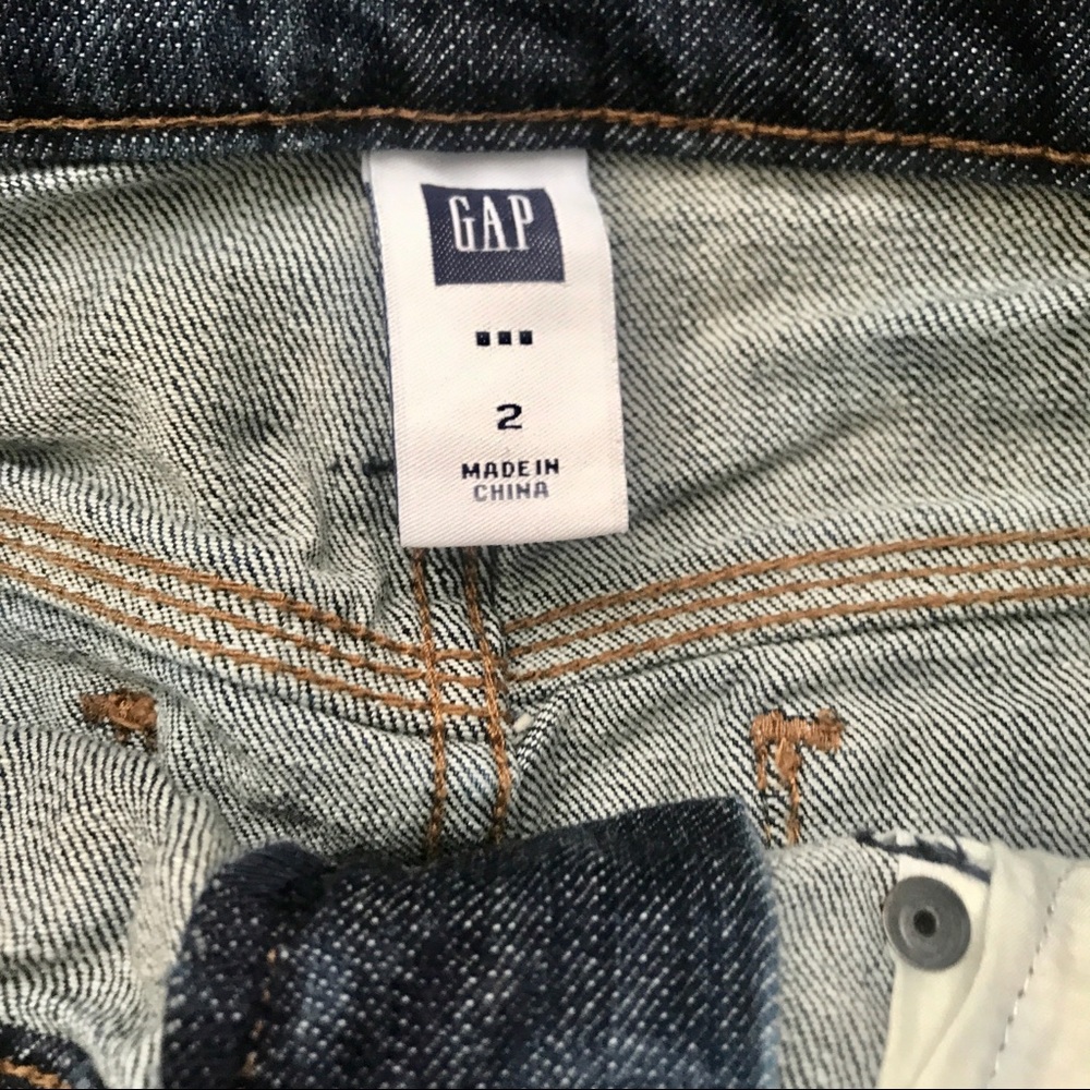 Vintage GAP Denim Mini Skirt Women’s XS 2 0 Blue Jean Skirt Vintage 2007 - Picture 4 of 5
